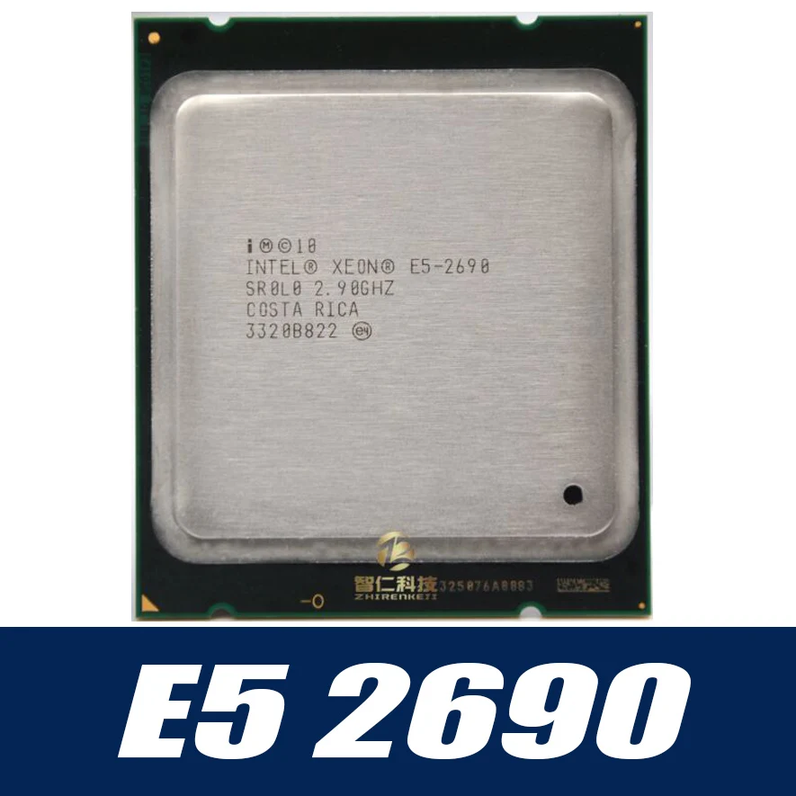 Процессор Intel Xeon E5 2690 E5-2690 Восьмиядерный процессор 2 9G sro0 C2 LGA2011 100% рабочий стол |