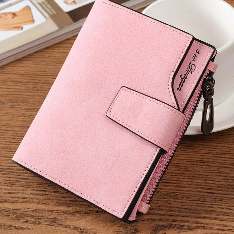 

2019 Fashion Retro Wallet Women Cute Leather Purse Wallet Women Zipper Wallets with Storage Ladies Card Wallet ZF10648