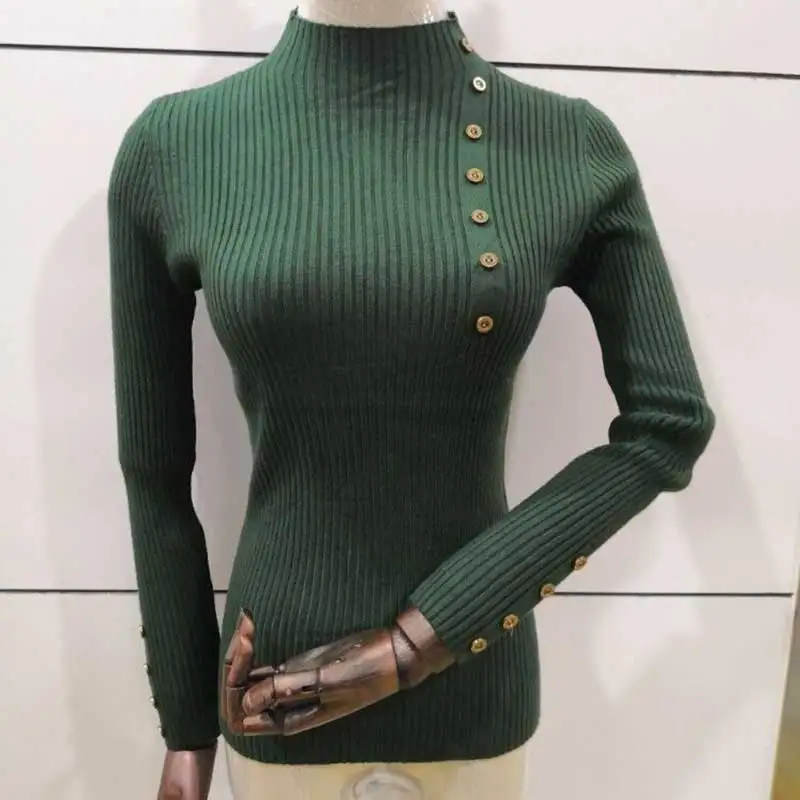 New Women Knitted Sweater Autumn/Winter Half-High Collar Slim Long-Sleeved Base Hood Sweater Outerwear Women Casual 2019 New Women Knitted Sweater Autumn/Winter Half-High Collar Slim Long-Sleeved Base Hood Sweater Outerwear Women Casual 2019