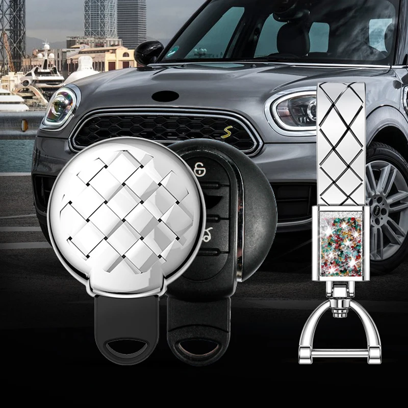 Для MINI COOPER S ONE JCW F54 F55 F56 F57 F60 аксессуары для декорирования машины чехол для ключа автомобиля защитный чехол Брелок для автомобиля дистанционный корпус