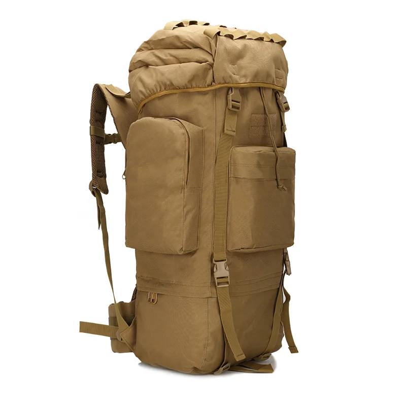Военный Рюкзак Molle, Сумка для кемпинга, тактический рюкзак, мужской большой походный армейский рюкзак для путешествий, уличные спортивные сумки - Цвет: Sands