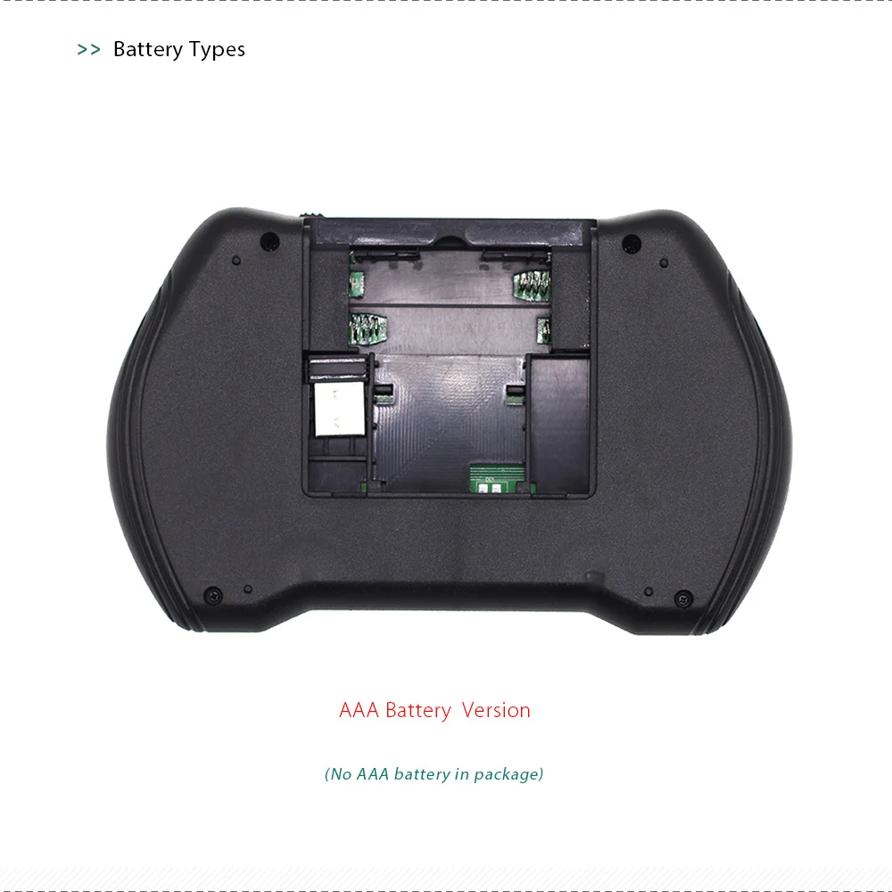 Клавиатура тайской версии с подсветкой 2 4 ГГц Беспроводная мини клавиатура Air mouse