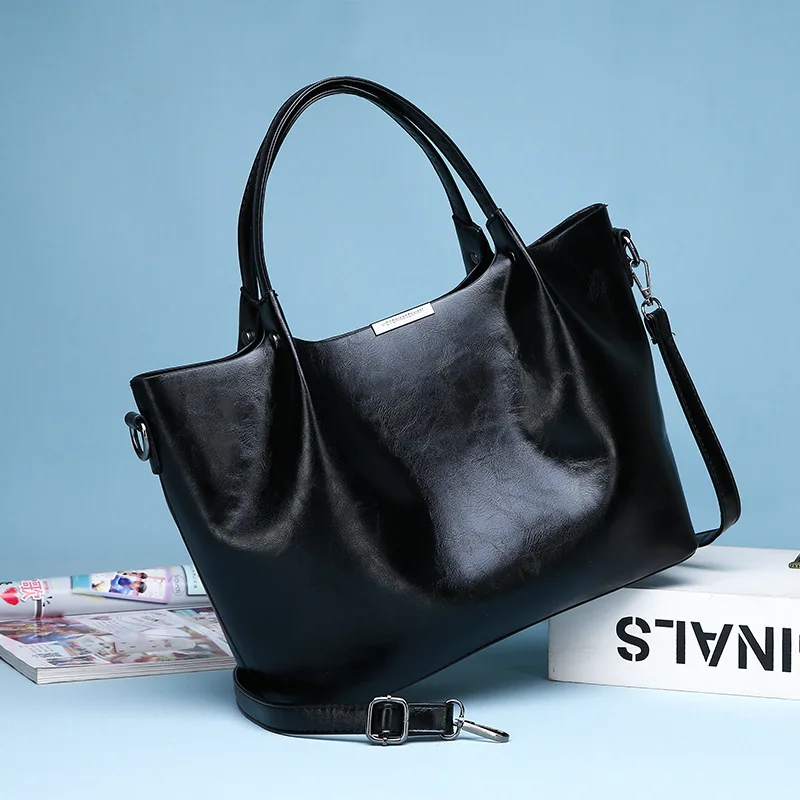 

New Style Bag Women's Glorious Handbag Shoulder Bag Women's Large Bag PU Handbag Soft Leather Large-Volume Tote Bag