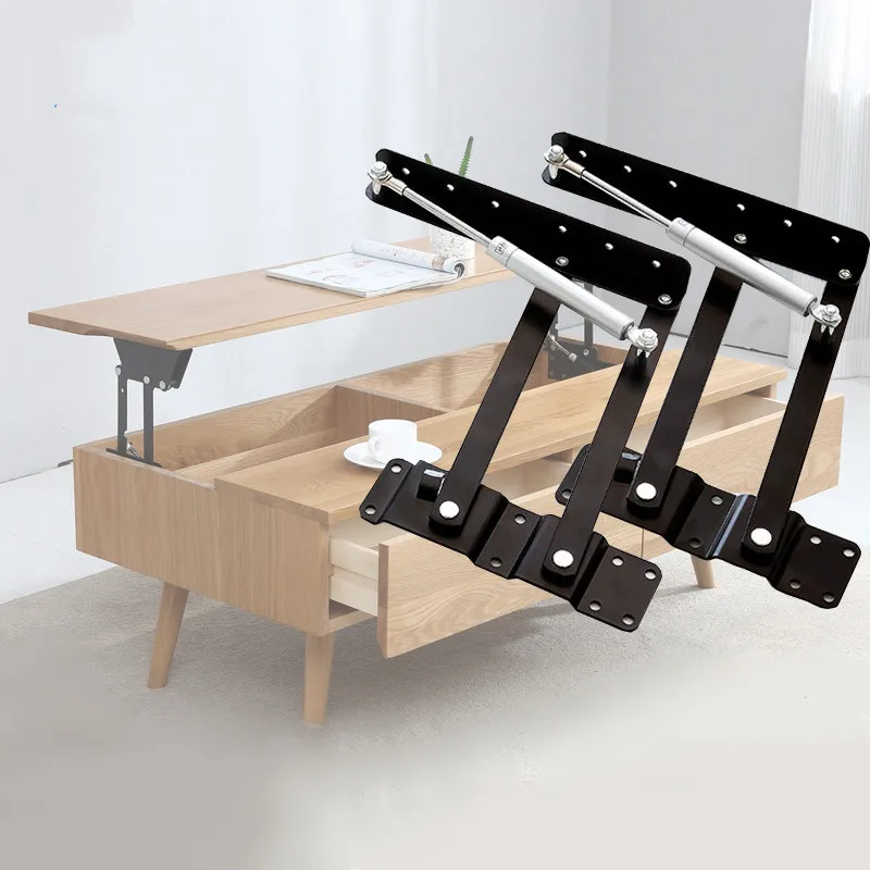 Rack de Elevação de Ferragem Prateleira para Mesa de Café Dobrável Primavera Mesa Elevador Dobradiça Mobiliário Hidráulico Buffer Accessorie 2 Pçs Chá