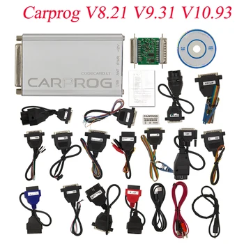 

Online Carprog V8.21 V10.93 Car Prog Car Repair Tool Airbag reset Carprog Programmer with All 21 Adapters Car Diagnostic Tool