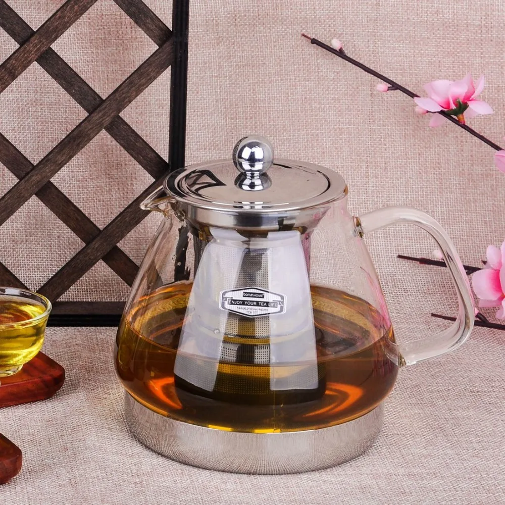 Heat Resistant Glass Teapot Electromagnetic Furnace