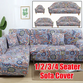 

Stretch Slipcovers Sectional Elastic Stretch Sofa Cover for Living Room Couch Cover L shape Armchair Cover Single/Two/Three seat
