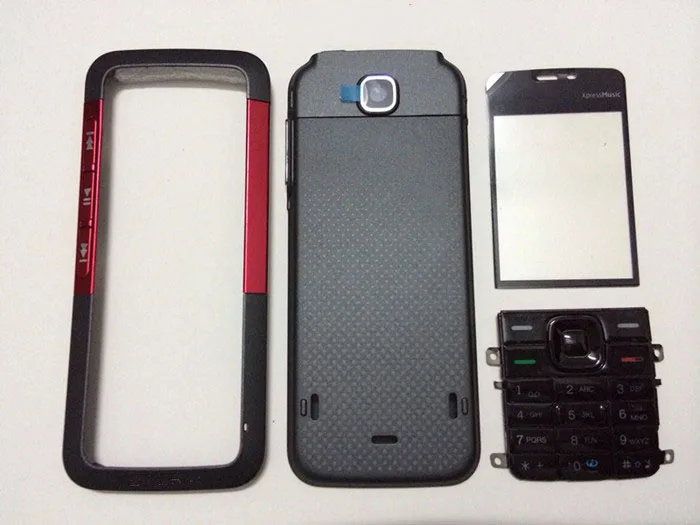 Корпус для Nokia 5310 5310XM Передняя Лицевая панель рамка Крышка+ задняя крышка батареи+ Английский Русский/арабский клавиатура