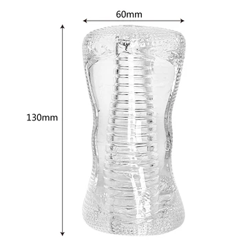 13cm Silicone Male Masturbator Machine Real Vagina Pussy Sex Toys For Men Penis Enlargement Massage Adults Products Erotic Shop 2