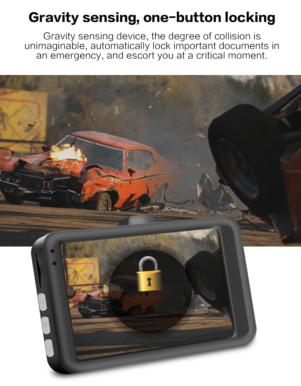 Автомобильная камера DVR EDR, рекордер вождения, 3 дюйма, Full HD 1080 P, для обнаружения автомобиля, ночное видение, g-сенсор, парковочная приборная панель, камера