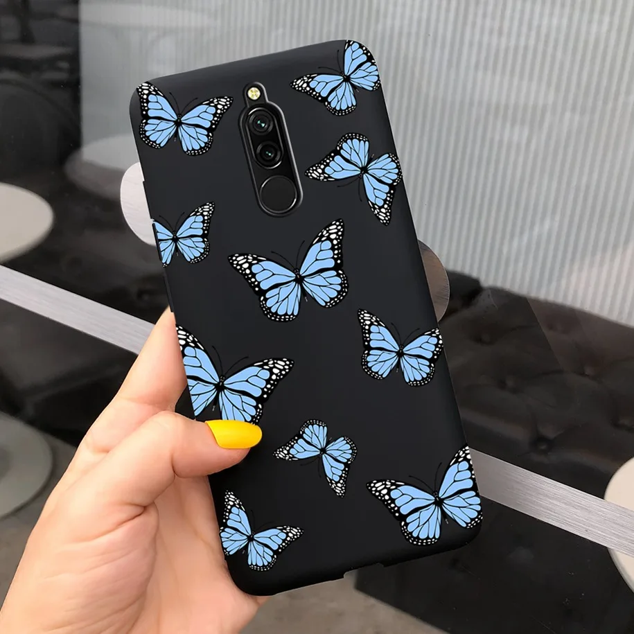 Ốp Lưng Dẻo Cho Xiaomi Redmi 8 Ốp Lưng Silicone Fundas Lưng Điện Thoại Cho Redmi8 Ốp Lưng Sunlower Trái Tim Bé Gái Ốp Lưng Cho nồi Cơm Điện Từ Redmi 8 xiaomi leather case chain Cases For Xiaomi