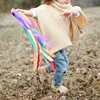 Montessori Style Sensory Toy BPA-free Non-toxic Baby Ribbon Ring Newborns Upwards Develop Colour Recognition Sensory Toy 1