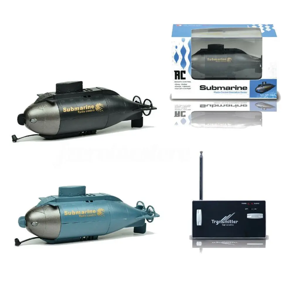 

777 - 216 Full Function Fish Torpedo Wireless 40MHz RC Submarine Pigboat Toy Gift