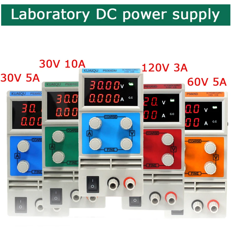 

Universal Digital Switching DC Power Supply Laboratory 30V 5A 120V 3A Source Power Adjustable For Phone PC Volts 110V 220V