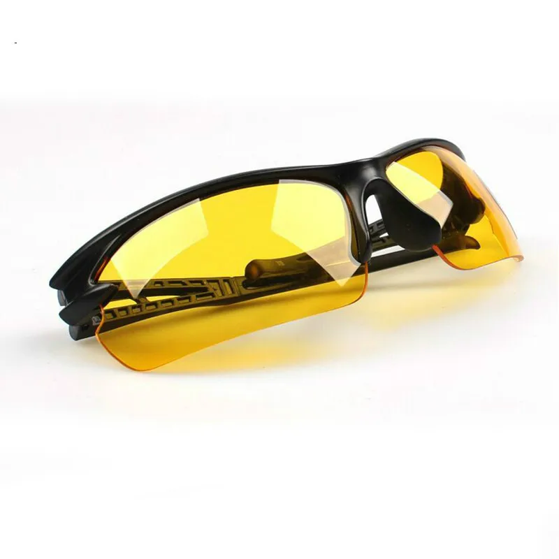 Унисекс, желтые линзы, очки ночного видения, HD vision, солнцезащитные очки, для вождения автомобиля, защита от ультрафиолета, солнцезащитные очки, поляризационные, взрывозащищенные - Цвет оправы: Yellow Lenses