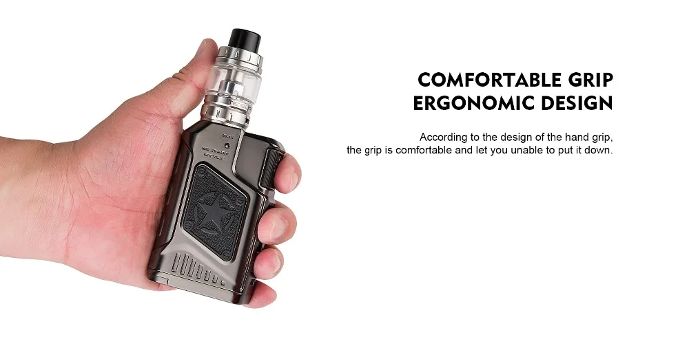 Original TESLA P226 Miltary Style vape kit 220w with 096inch OLED Screen Box Mod Temperature Control mode Electronic Cigarette (36)