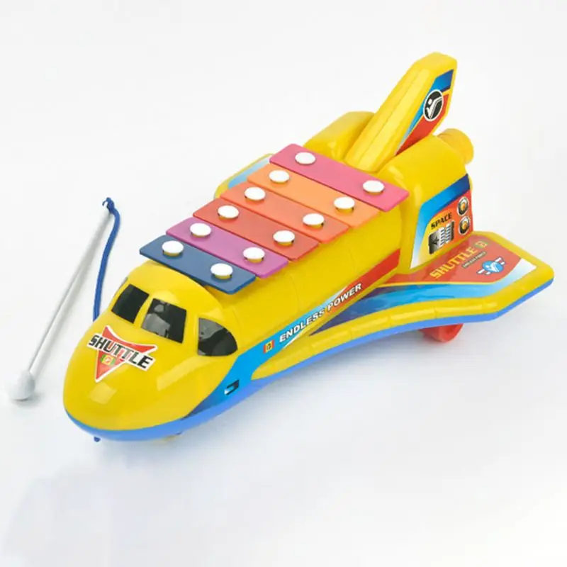 Детские Игрушки для раннего образования, музыкальный инструмент, пианино, самолет, игрушка в форме QX2D