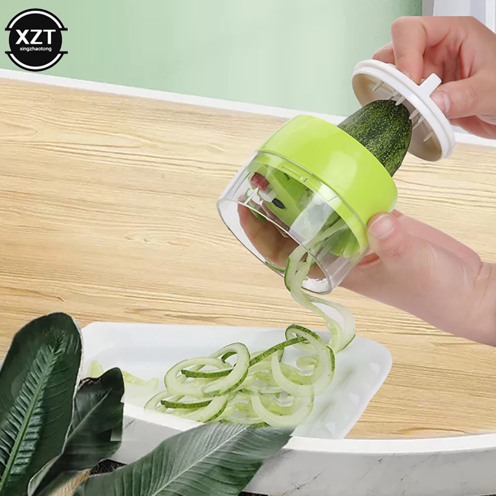 Heavy Duty Spiralizer Vegetable Slicer Vegetable Spiral Slicer Cutter  Zucchini Pasta Noodle Spaghetti Maker Kitchen Accessories