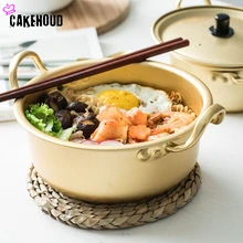 Креативный бытовой многофункциональный кухонный горшок Ramen, инструмент для приготовления пищи из алюминиевого сплава, быстрый горшок для лапши, антипригарный молочный горшок, суповый горшок