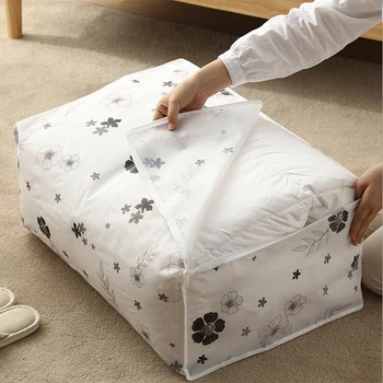 

Quilt Storage Bag Large Moving Packing Bag Plastic Quilt Storage Bag Household Clothes Pillow Blanket Storage Bag