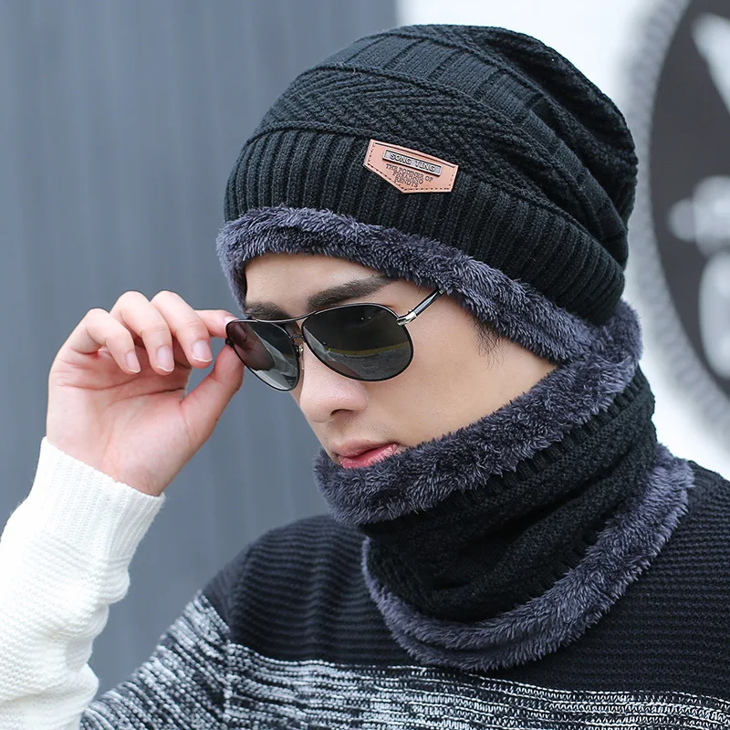 

Hat Winter Warm wool thicken knitted male youth Soft Knitted Hat Female men/women UNISEX thicken Outdoor Caps Fashion Accessory