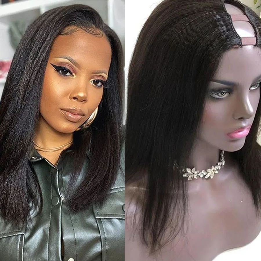 Simbeauty-130Density-Yaki-Straight-U-Part-Human-Hair-Wigs-for-Women-Indian-2x4-Opening-U-Part