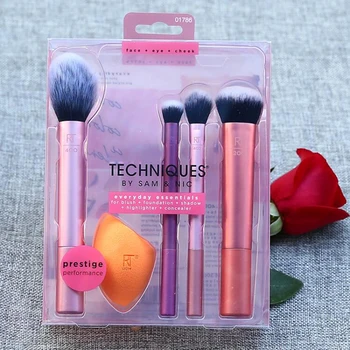 

Techniques face brushs Bamboo handle Makeup brush eyeshadow concealer foundation woolen Brushes Suit 11pc/kit