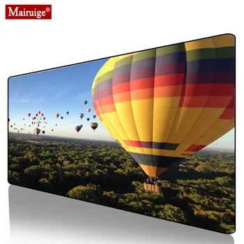 

Hot Air Balloon Mouse Pad Large Landscape Colored Mat alfombrilla gaming Turkey MousePad 90x40cm Gaming Accessories Desktop Pad