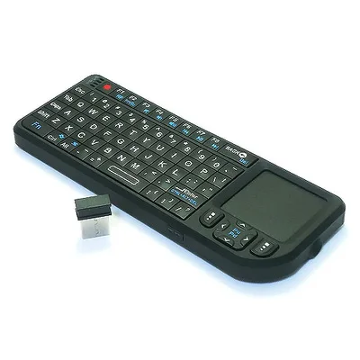 

100BT Ultra-Mini Flymouse Backlight Bluetooth Keyboard with Touchpad Wireless USB 2.4G Keyboard Mouse