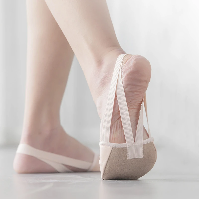 Half Length Rhythmic Gymnastics Shoes Soft Socks Ballroom Art Gym Accessories Gimnasia Elastic Dance Shoes Gymnastics Equipment gymnastics dance shoes gymnastics dance accessories