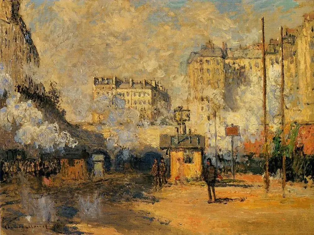 12 художественных картин ручной работы-Morning on Seine in Rain пейзаж Клода Мона-картина маслом на холсте-дешевый домашний декор качество - Цвет: 3