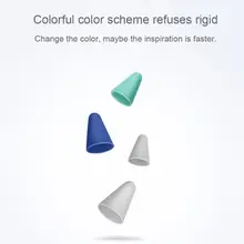 Мульти-4 цвета/8 шт./компл. наконечником для письма протектор для карандаша от Apple противоскользящая Бесшумная чехол, защитная крышка Замена для IPad