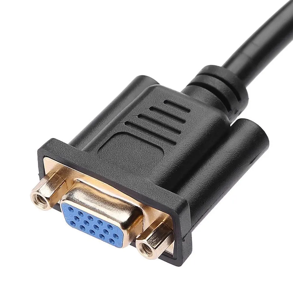 DVI 24+ 5 мужчина к VGA Женский M/F Кабель-адаптер видео монитор конвертер провода шнур VGA Кабель-адаптер для ТВ ПК дисплей 1080P