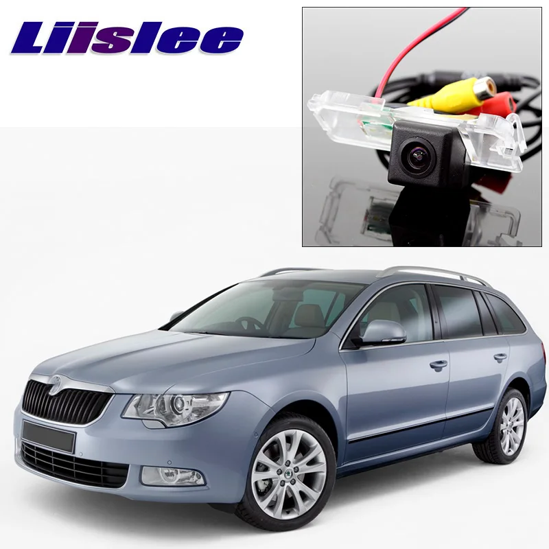 LiisLee Car Reversing image Camera For Skoda Superb B6 Super B MK2 2008~2015 Night Vision HD Dedicated Rear View back CAM ftjdtj