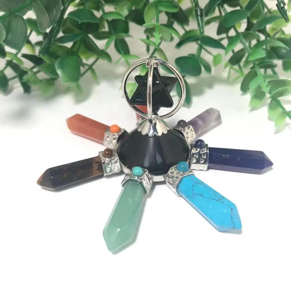 High Quality Natural Energy Amplifier Shape Hand Carved Crystal Palm Stones For Present Or Collection ZJJ