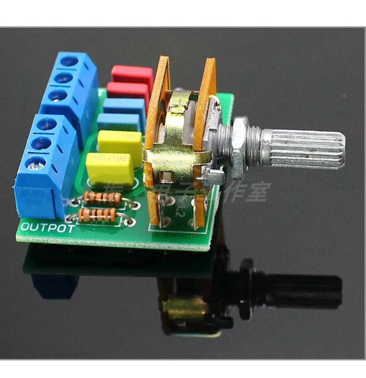 Potenciômetro Passivo para Ajuste de Volume Fonte de Áudio Pré-amplificador 100k tipo 16 Pés - Image 2