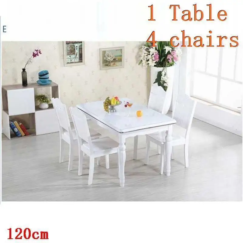 Кухонный Eettafel набор таволо да пранзо Dinning Pliante Tafel Meja Makan деревянный стол для столовой - Цвет: Version A