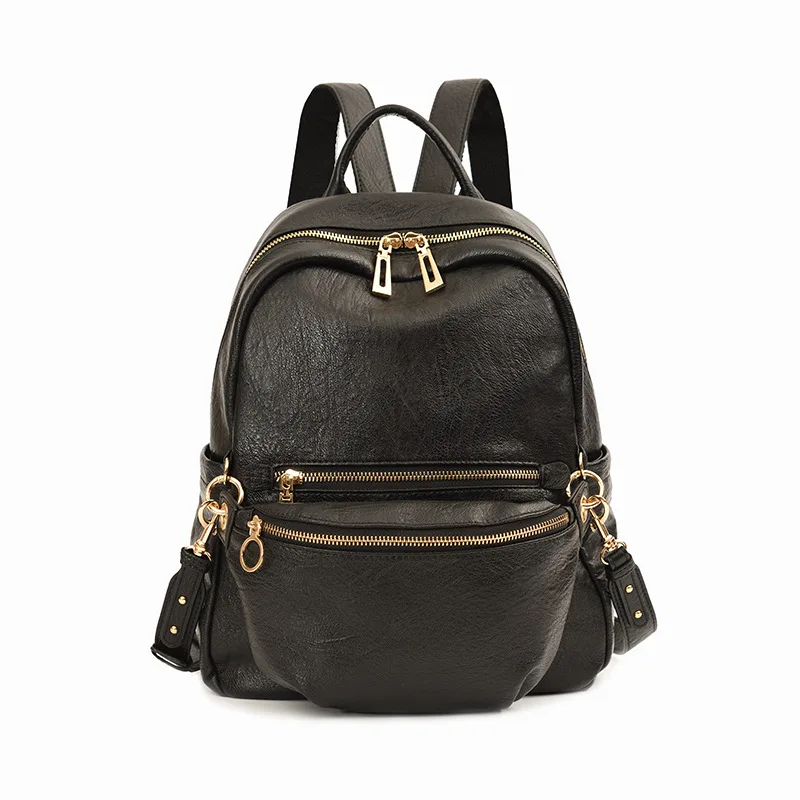 

Real Leather Backpack Women 2 Pcs Set Anti Theft Backpack Large Capacity Shoulder Bag Luxury Designer Bagpack Mochilas