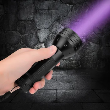 

Portable UV LED Disinfection Flashlight 395nm Ultraviolet Electric Torch Lamp Lantern Flashlight Waterproof Spot Lamp
