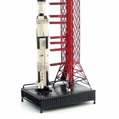 Украшение из кованого железа мастерство НАСА Apollo Plan Saturn V Rocket модель, сувениры, подарки, подарки на день рождения, коллекционные вещи