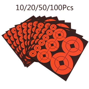 

1/2/3 Inch Targets Reactive Splatter Paper Target Set For Archery Targeting For Outdoor Bow Hunting Shooting Practice