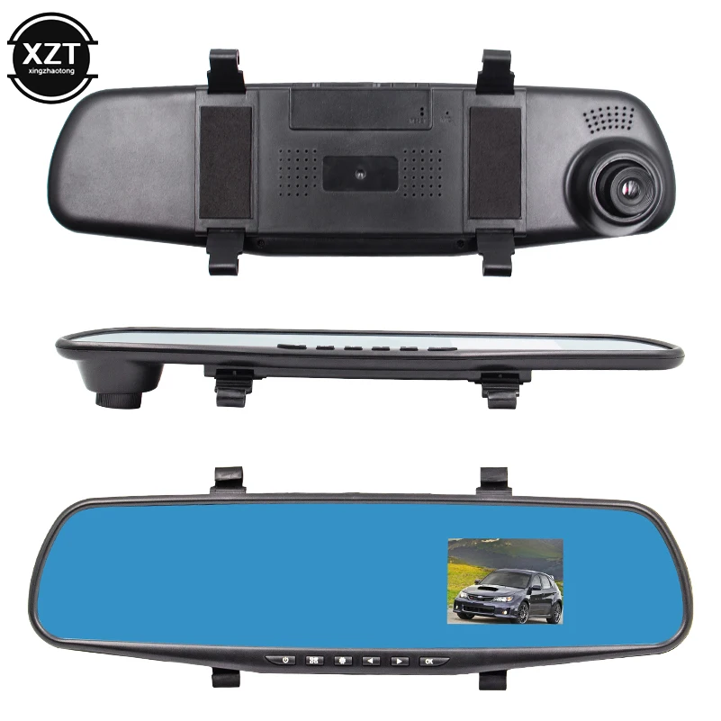 Car Camera Cam Digital Video DVR DVRs Recorder Camcorder 120 Degree HD 1080P Inverted Mirror Night Version G-Sensor Driving