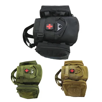 

High Quality Tactical Dog Harness Vest Detachable Pouches Military Army Training Police K9 Dog Pet Clothes Suit Hunting Vest DA
