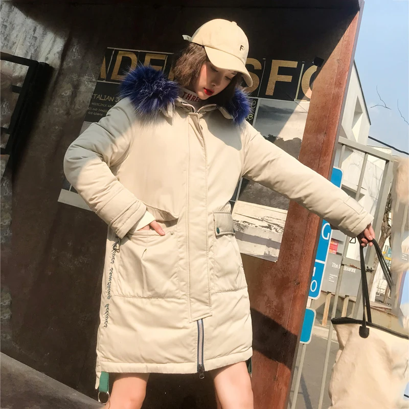 Новинка, корейский стиль, зимняя женская куртка, Новое поступление, с капюшоном, с хлопковой подкладкой, Женское зимнее пальто, верхняя одежда, новое теплое пальто, женская куртка