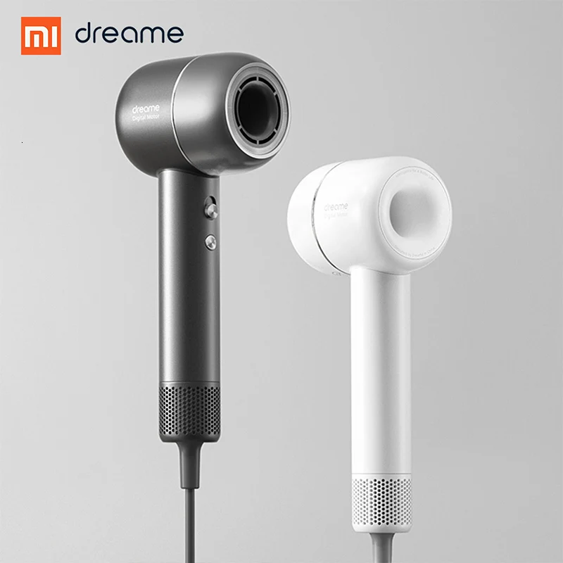 XIAOMI Dreame фен для волос 1400 Вт 110000 об/мин Интеллектуальный фен для волос с контролем температуры отрицательный ион для мужчин и женщин для дома