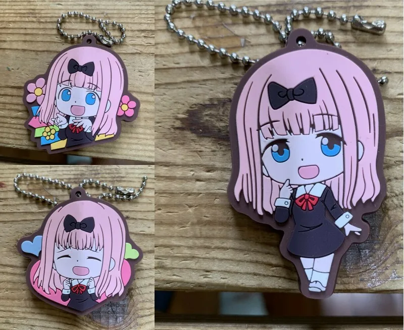 3 шт. аниме брелок Kaguya sama: Love Is War мультфильм Fujiwara Chika подвеска косплей реквизит