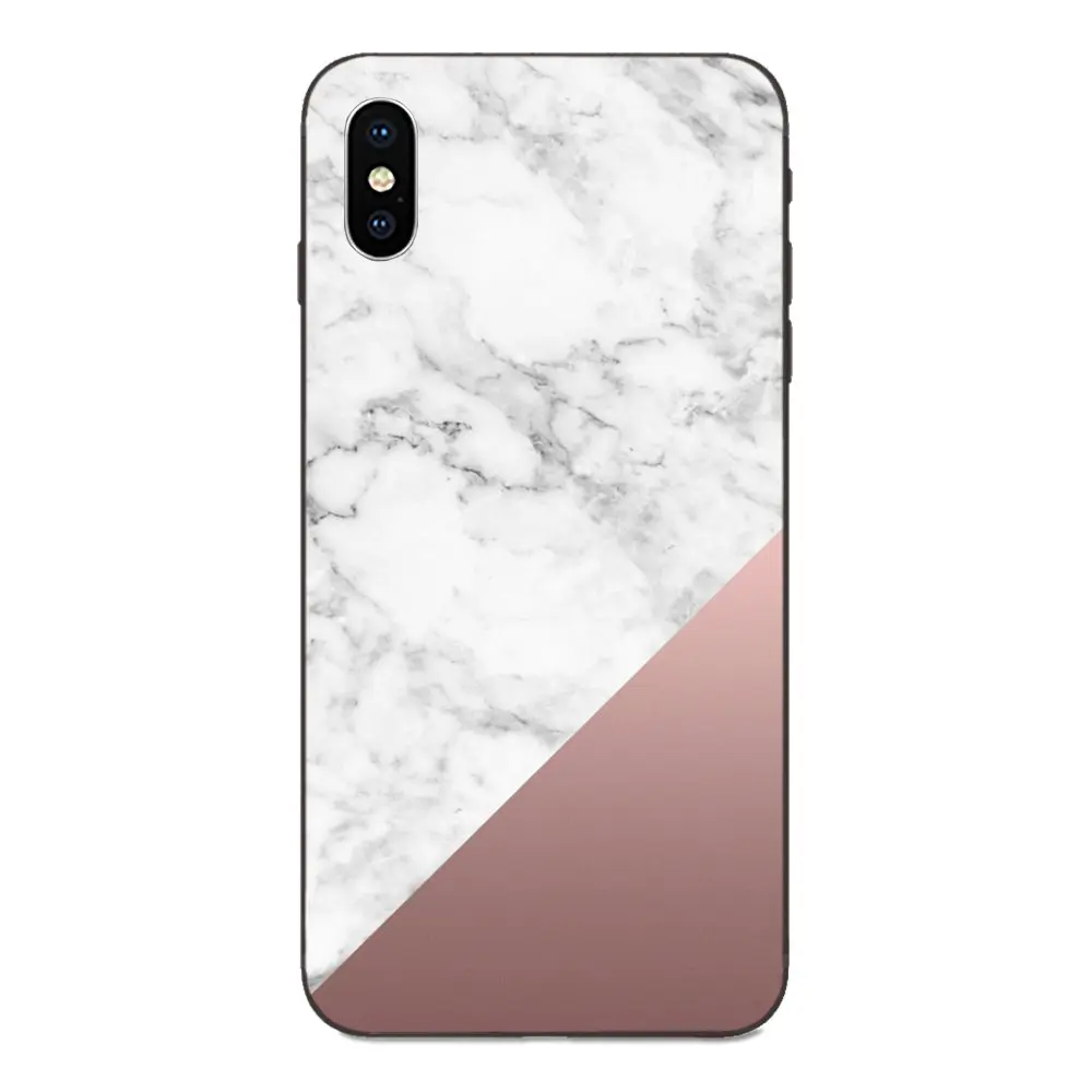 Бледно-розовый мраморный узор текстуры для Huawei Mate 9 10 20 P8 P9 P10 P20 P30 Lite Mini Play Pro P smart Plus Z - Цвет: as picture