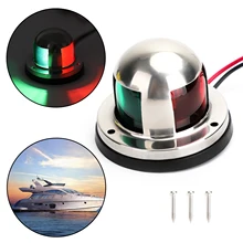 Areyourshop 2 в 1 12V светодиодный навигационные светильник Морская Лодка Яхта Предупреждение светильник понтон яркий индикатор сигнала светильник красного и зеленого цвета