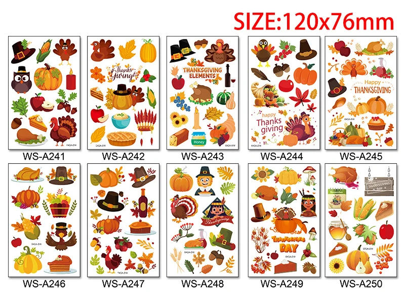 12x7.6cm Cartoon Cute Tattoo Design for Woman Man Kid Football Space Heart Sea Animal Bear Mermaid Sticker Temporary Body Tattoo (21)