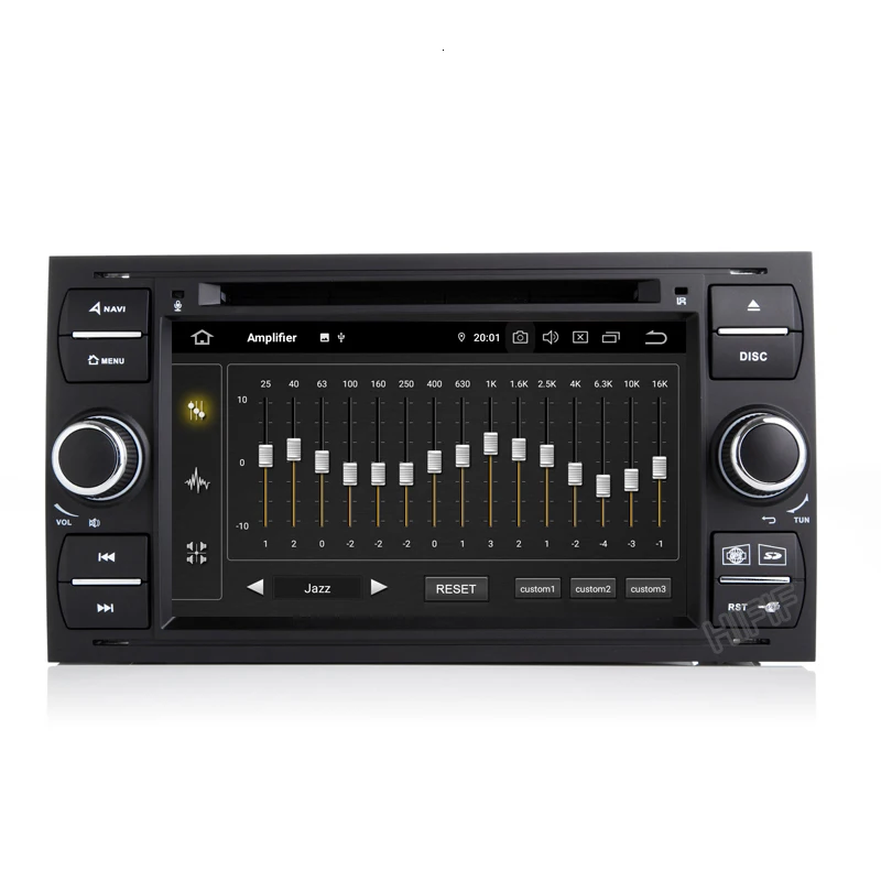 Excellent IPS Car Multimedia Player GPS Android 9 2 Din For Ford/Mondeo/Focus/Transit/C-MAX Auto Radio Bluetooth DVR Autoradio DSP DVD DVR 5